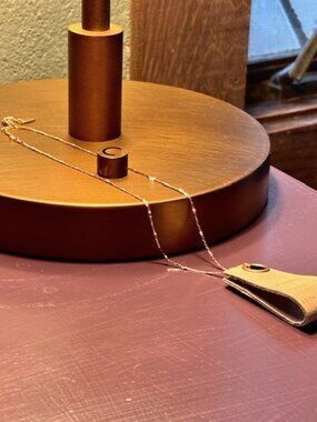 Anthropologie Delicate Bead Necklace ~ Mauve   NEW WITH TAG